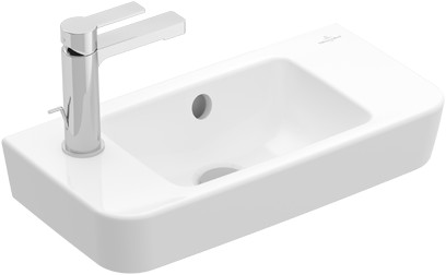 Darmowa Dostawa - Umywalka 50x25 cm prostokątna ścienna biała Villeroy & Boch O.Novo 4342L5R1