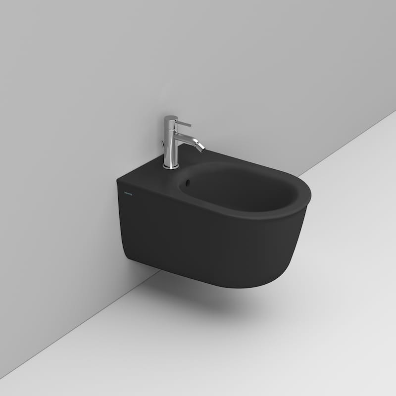 Darmowa Dostawa - Bidet wiszący czarny Ceramica Dolomite Mayka D482681