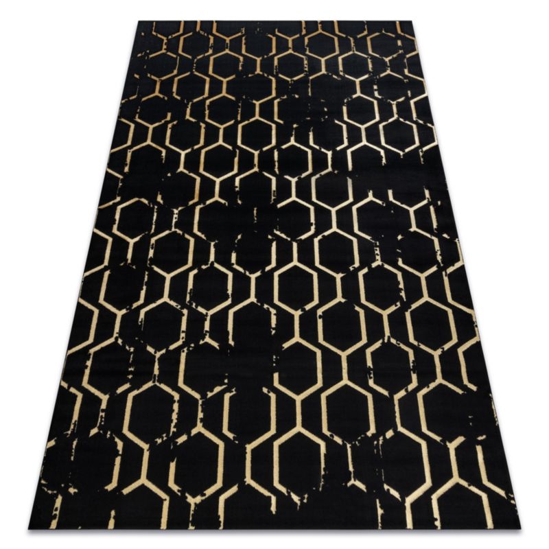 Dywan Gloss RugsX 140x190 cm czarny AT3488 1 szt.