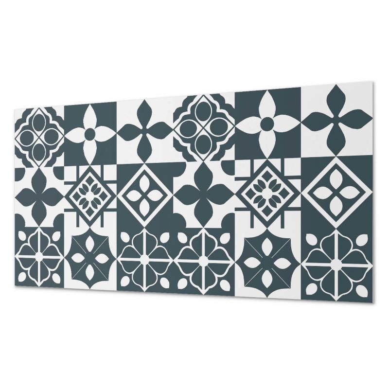 Winylowy Panel Z Grafiką ArtPrintCave 100x50 cm Wzory geometryczne w kafelkach 1 szt.