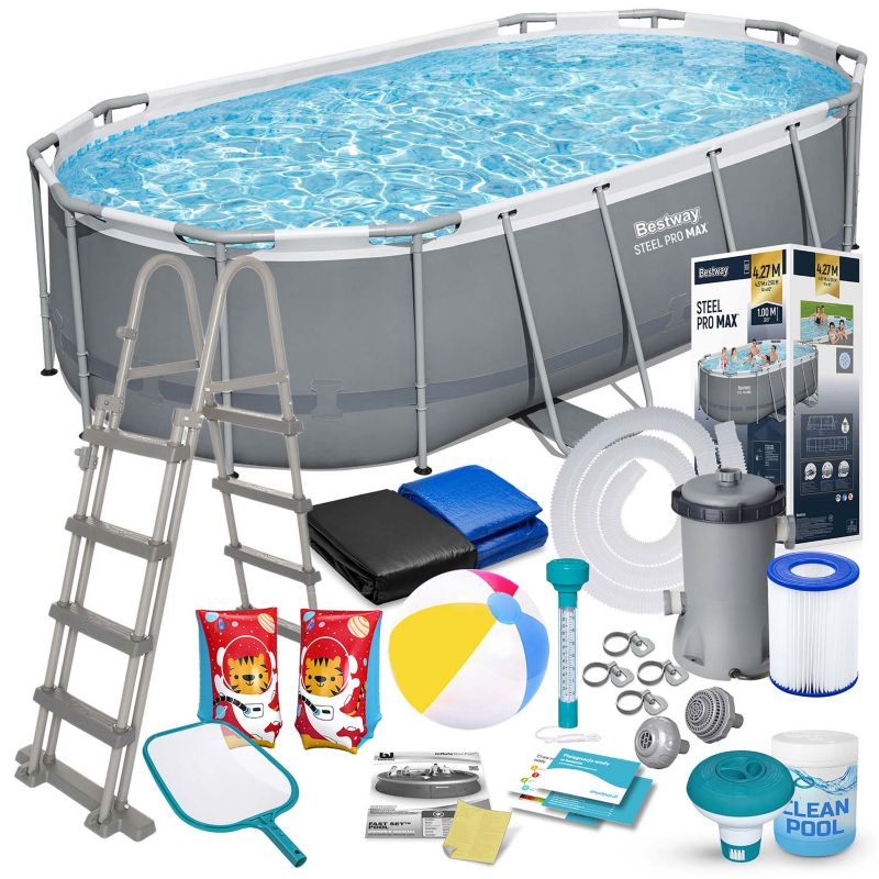 Basen ogrodowy Bestway stelażowy 427x250x100 56620-17W1 1 szt.
