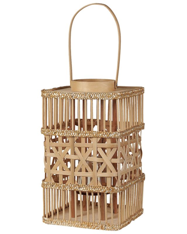 Lampion Lumbis Drewno Naturalny 1 szt.