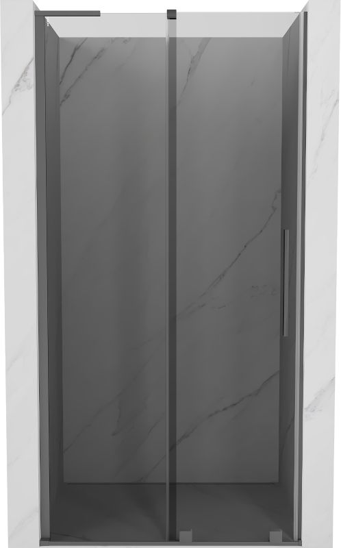 Drzwi prysznicowe przesuwne Mexen Velar grafit/gun metal 120x200 cm 1 szt.