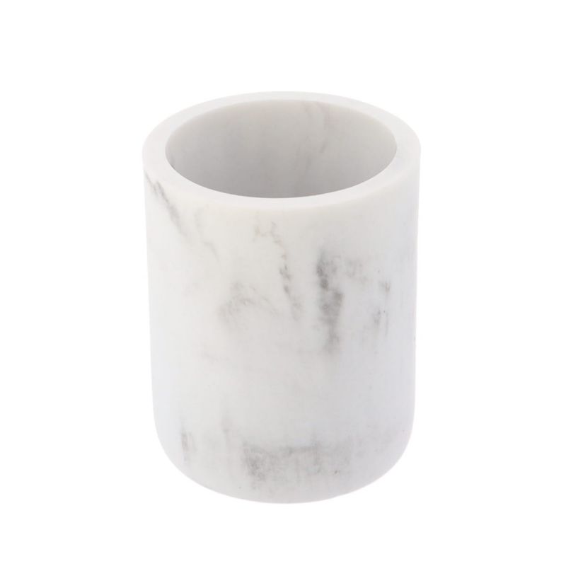 Kubek łazienkowy Everist Marble TENDANCE biały okrągły 250 ml 1 szt.