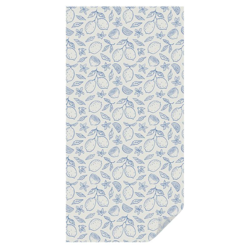 Folia Dekoracyjna na Szybę Tulup 50x100 cm Witraż Samoprzylepny Dekoracyjny motyw cytryn w stylu klasycznym 1 rol.