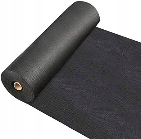 Agrowłóknina Ogrodowy Młyn czarna pod warzywa do ogrodu na chwasty 50g 100m x 0,8m Wigolen 1 szt