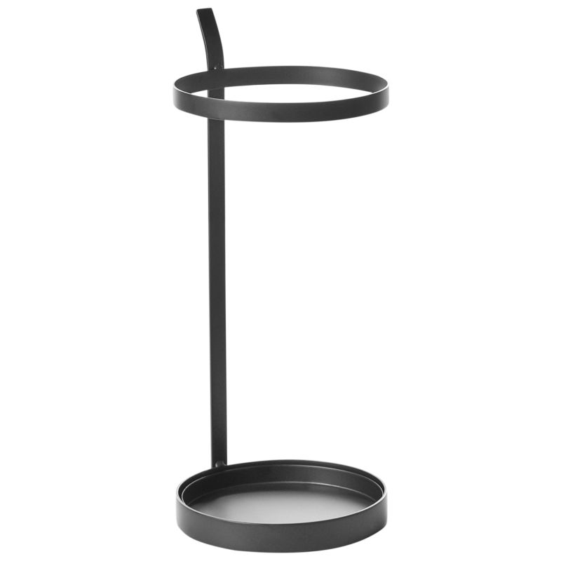 Stojak na parasole Lobamba Metal Czarny 1 szt.