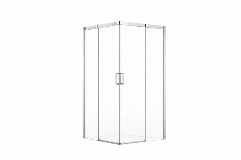 Narożna kabina prysznicowa Ravak Matrix MSRV4 90x90 szkło transparent chrom 1 szt