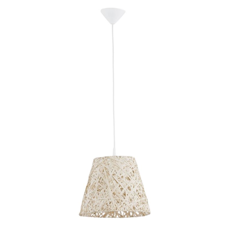 Lampa wisząca Alfa Cannuccia beżowa 1xE27x60W wym:120x32x30cm IP20 -1 szt.