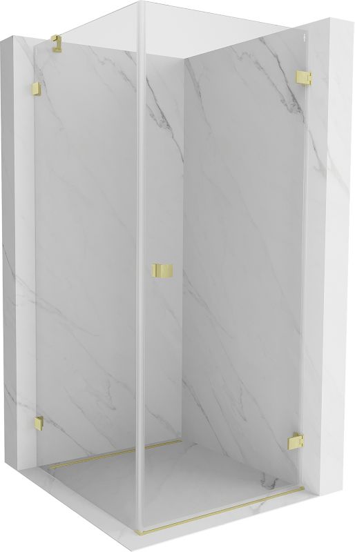 Kabina prysznicowa Mexen Lunar-B złota 90x90 cm 832-090-090-55-00-P 1 szt.