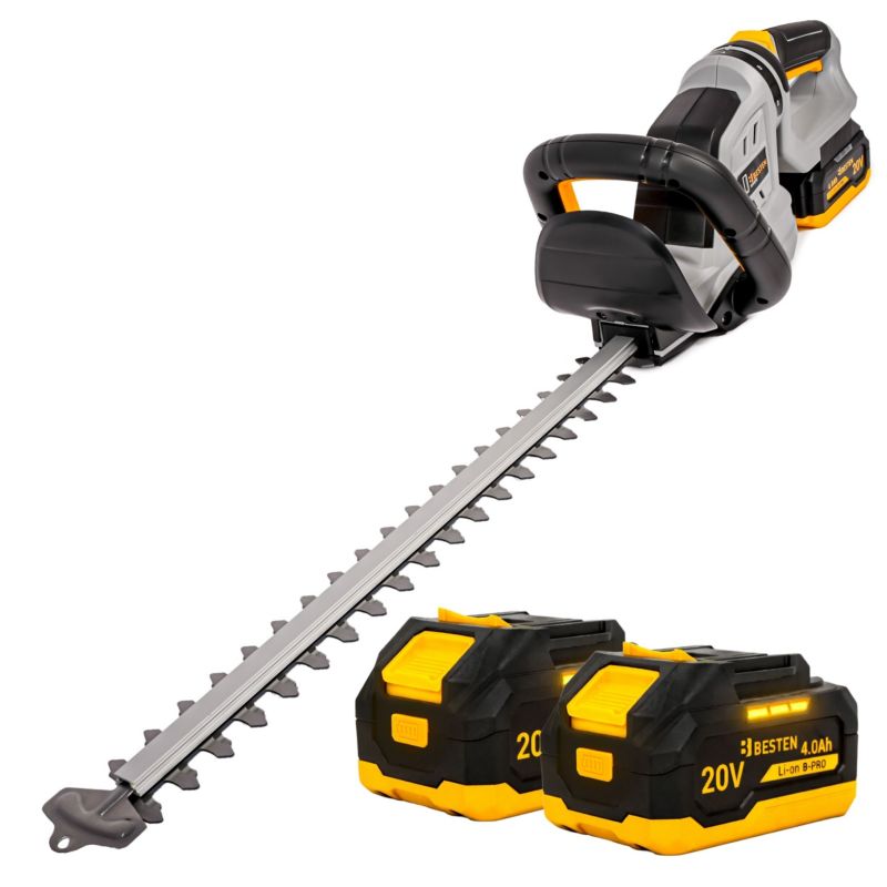 Nożyce do żywopłotu akumulatorowe BESTEN BE0002912 20V 2x 4.0Ah 50 cm bezszczotkowe B-PRO 1 szt.