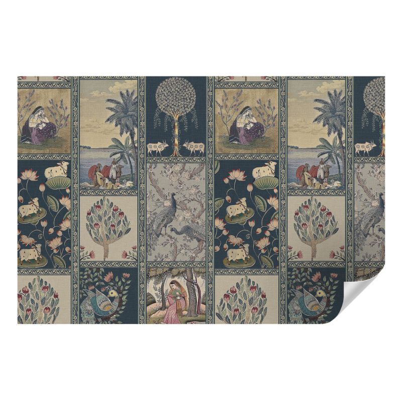 Tapeta samoprzylepna Wallfluent 104x70 cm Romantyczna scena Dla Miłośników Kultury I Sztuki Orientalnej 1 szt.