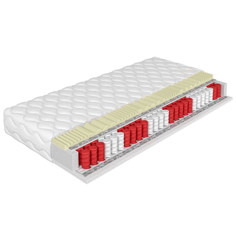 Dwustronny materac sprężynowy MIRJAN 24 Memory Comfort 20 cm 90x200 1 szt.