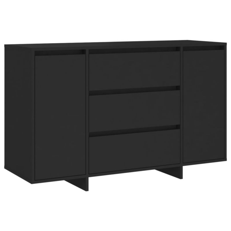 Kredens vidaxl 809612 czarny 2 szt
