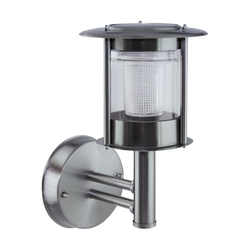 Kinkiet solarny Struhm Estera chromowany LED 0.12W 6500K 3lm IP44 wym: 26 x 14,5 x 19,5 cm metal - 1 szt.