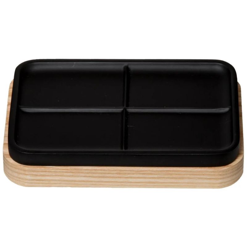 Mydelniczka łazienkowa Natureo 5five Simply Smart czarna matowa 13,2x8,6 cm 1 szt.