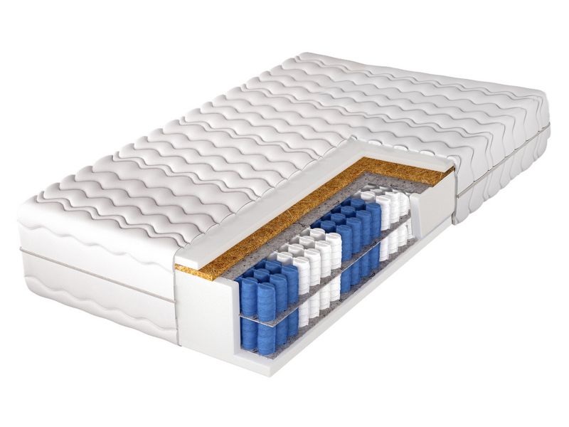 Dwustronny materac sprężynowy MIRJAN 24 Koko Superking 32 cm 90x200 1 szt.