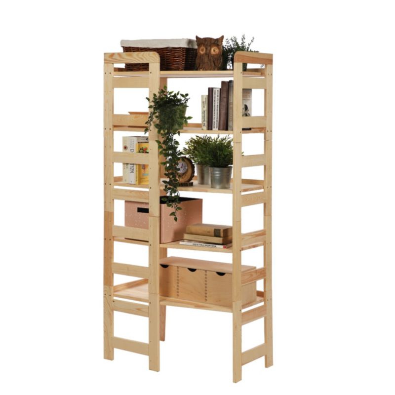 Regał modułowy MODO24 z pełnymi półkami 39 x 72 x 45 cm moduł 3 naturalny 1 szt.
