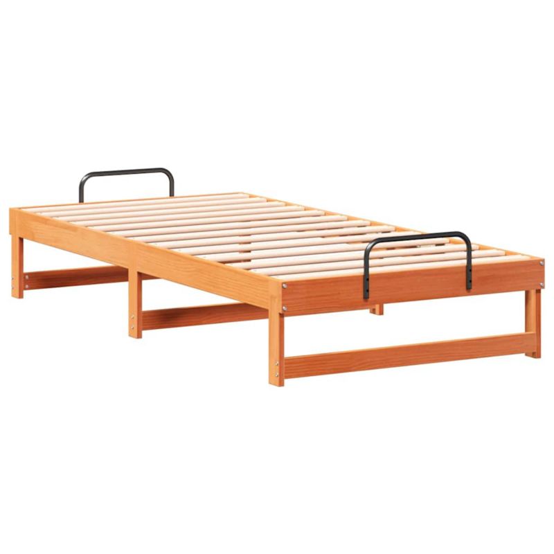 Rama łóżka WaszeMeble 90x190 cm Brązowy sosna WM-873153 1 szt.