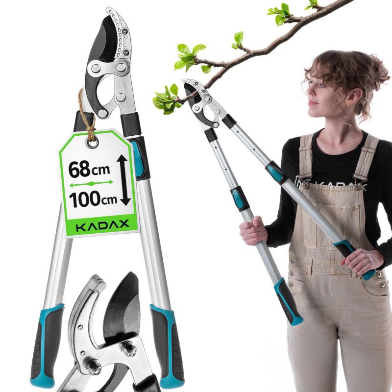 Sekator KADAX kowadełkowy teleskopowy do gałęzi 5 cm 68-100 cm 1 szt.