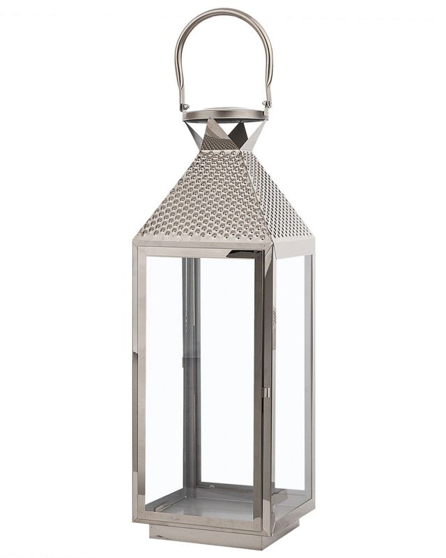 Lampion Bali Metal Srebrny 1 szt.