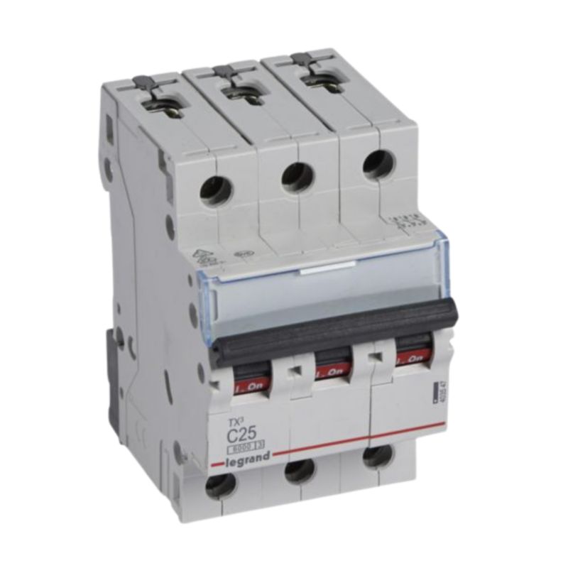 Wyłącznik nadprądowy Legrand S303 3P C 25A 6 kA Tx3 1 szt.
