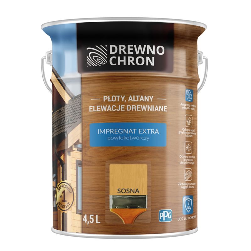 Impregnat Drewnochron Extra Powłokotwórczy sosna 4,5 l
