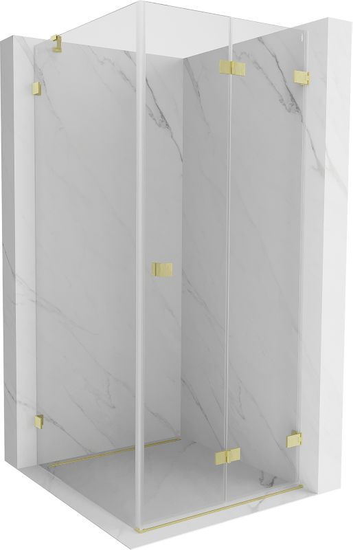 Kabina prysznicowa Mexen Lunar-F złota 80x80 cm 836-080-080-55-00-P 1 szt.