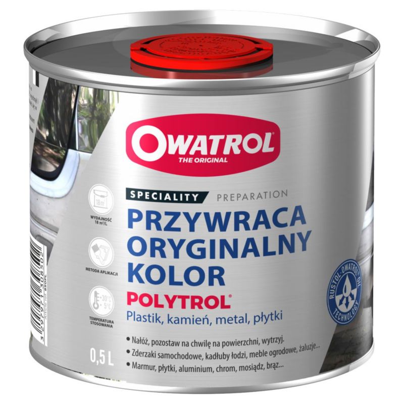 Przywraca oryginalny kolor Owatrol Polytrol 0,5L 1 szt