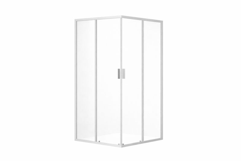 Narożna kabina prysznicowa Ravak Blix II NBLRV2 90x90 szkło transparent biały mat 1 szt