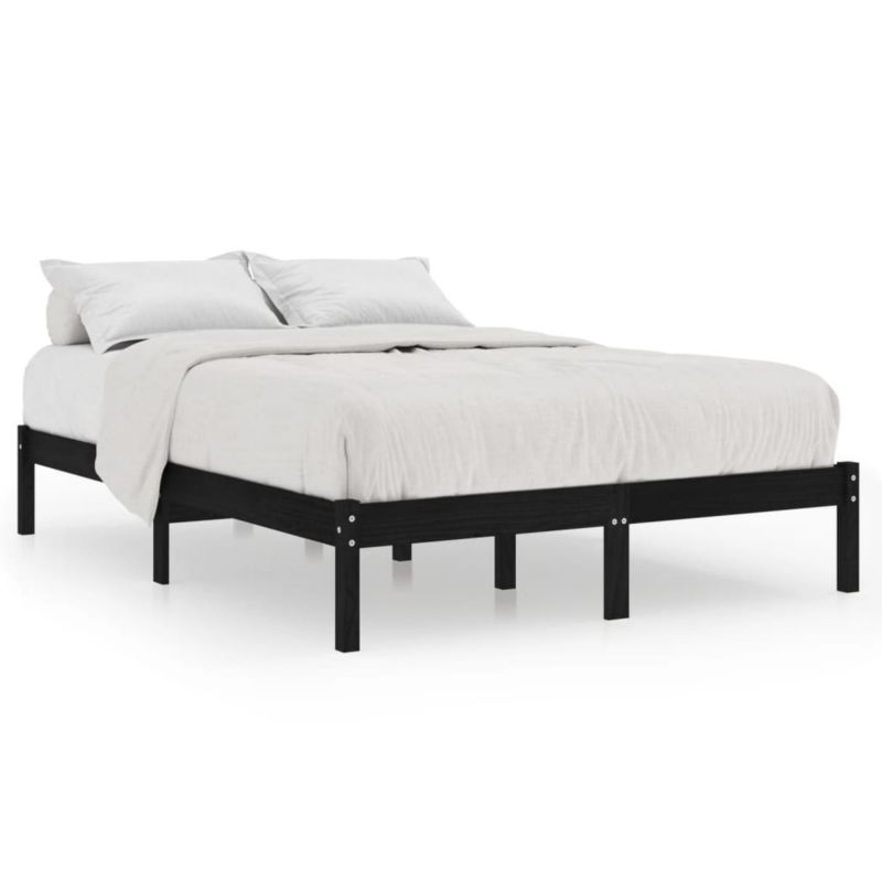 Łóżko drewniane WaszeMeble 200x200 cm czarna WM-810041 1 szt.