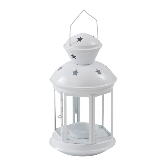 Lampion Blooma Paros 21 cm biały