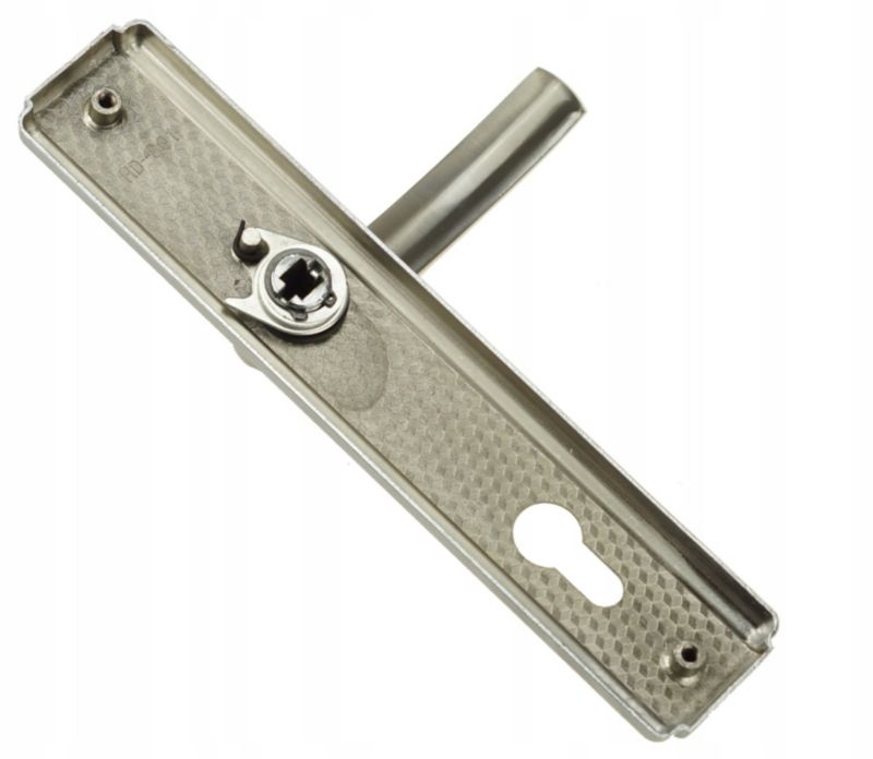 Klamka Drzwiowa FEINZ 90 Mm Wkład Nikiel Ergonomiczna Lewa Zewnętrzna 1 szt.