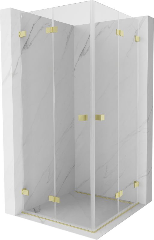 Kabina prysznicowa Mexen Lunar-F złota 80x80 cm 836-080L-080P-55-00 1 szt.