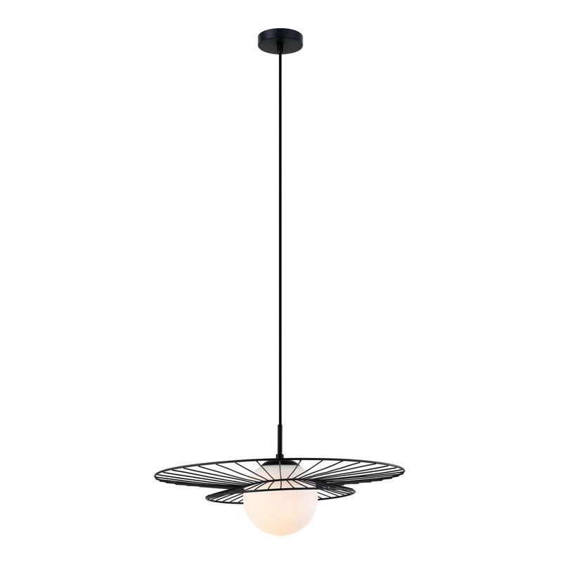 Żyrandol Italux Alison 9950 czarno-biały nowoczesny 1xE27 x 40W 1 szt.