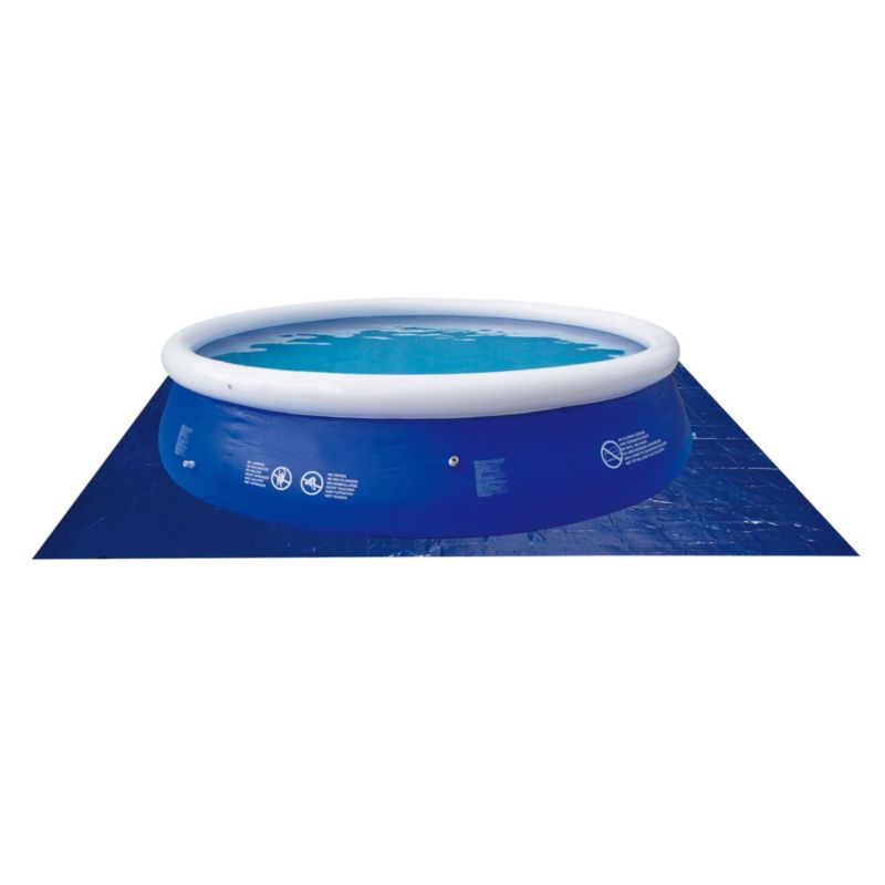 Mata pod basen Mirpol ogrodowa, PVC 2,7 X 2,7m niebieska 1 szt.