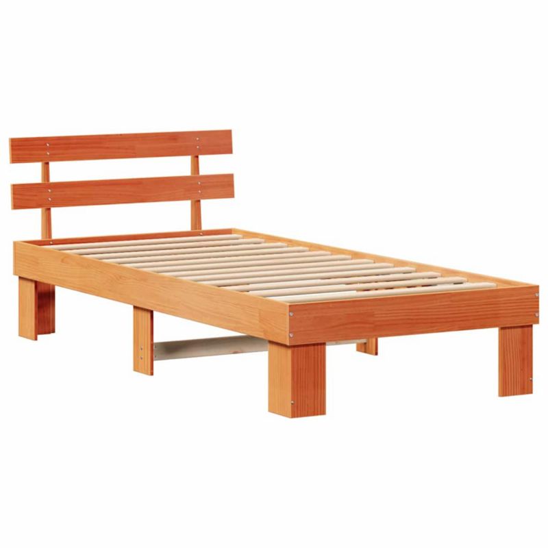 Rama łóżka WaszeMeble 80x200 cm Woskowy brąz sosna WM-872469 1 szt.