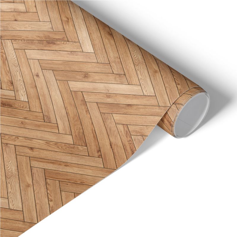 Okleina Meblowa Tulup 75x150 cm Jodełka drewno Renowacja Mebli DIY 1 rol.