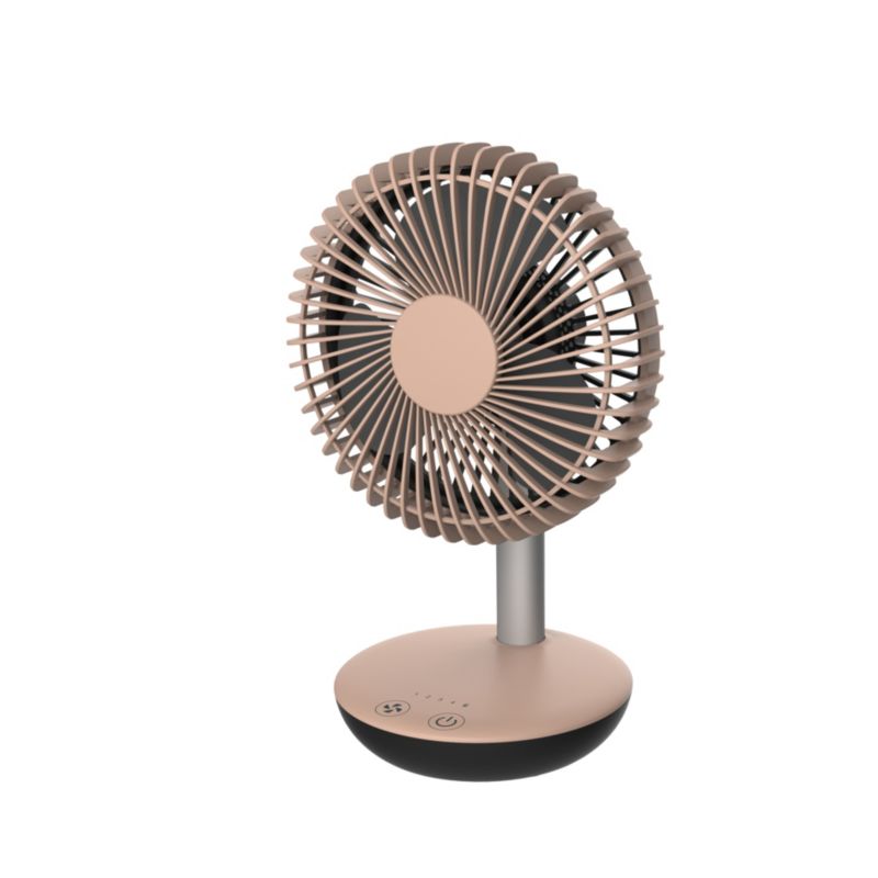 Wentylator na baterie 15 cm różowy