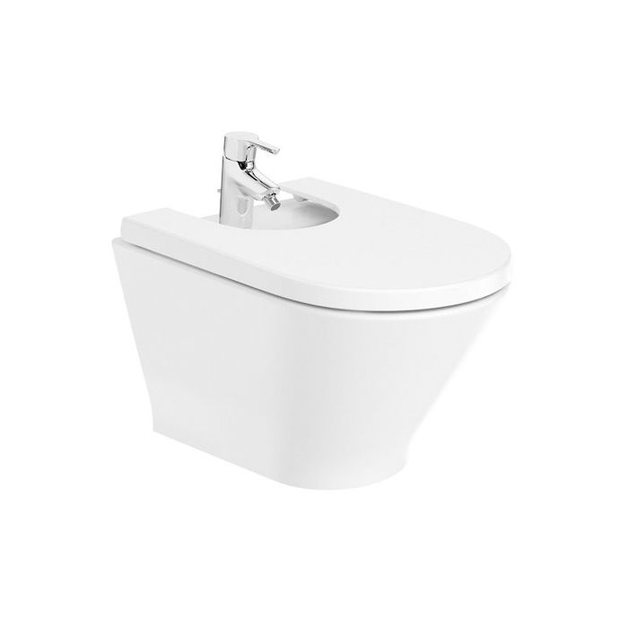 Bidet podwieszany ROCA GAP ROUND montaż na stelażu lub do ściany zestaw montażowy, biały 1szt.
