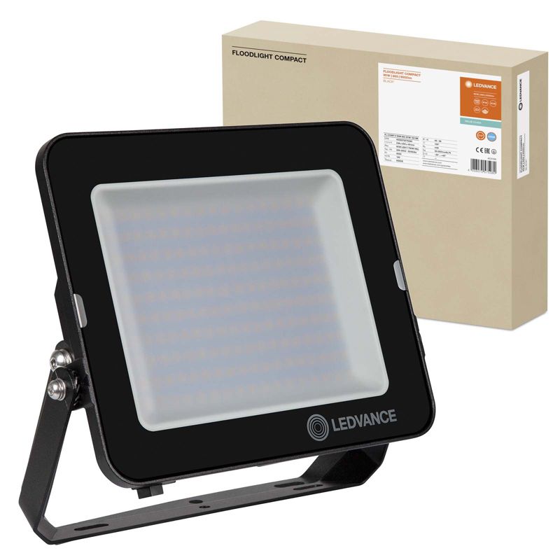 Naświetlacz Floodlight LED Ledvance Reflektor Zewnętrzny Lampa 90W 9000lm 6500K IP65 Czarny 1 szt.