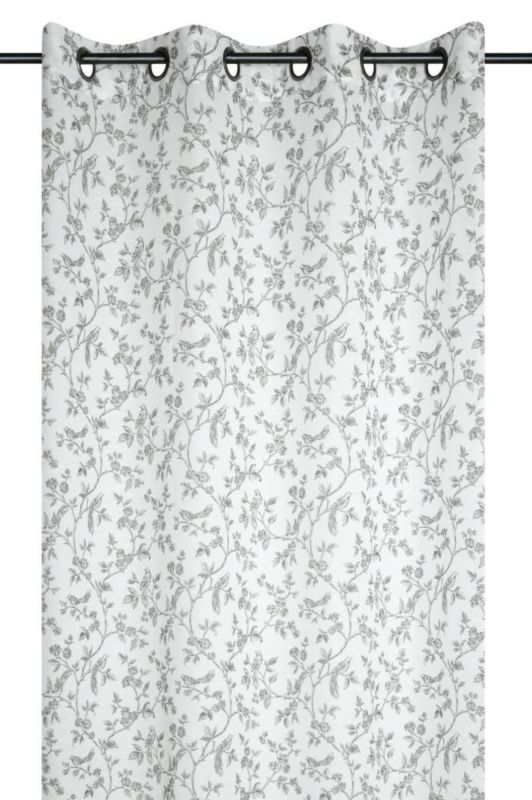 Firana CLARINE STOF kremowa gałązki i ptaki 140x260 cm 1 szt.