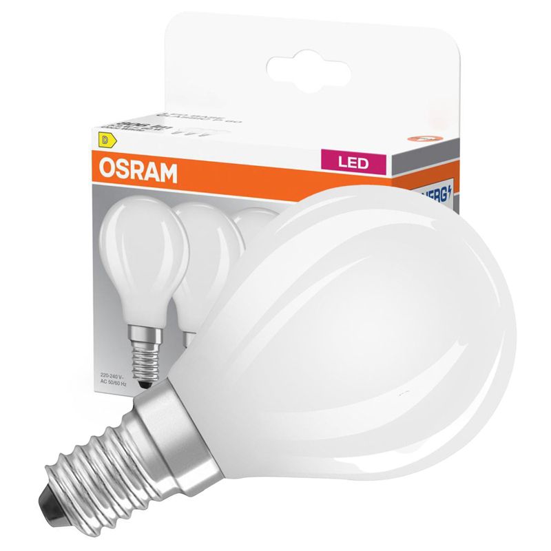 Żarówka LED Osram P45 Kulka E14 5.5W 806lm 4000K 300st 3 szt.