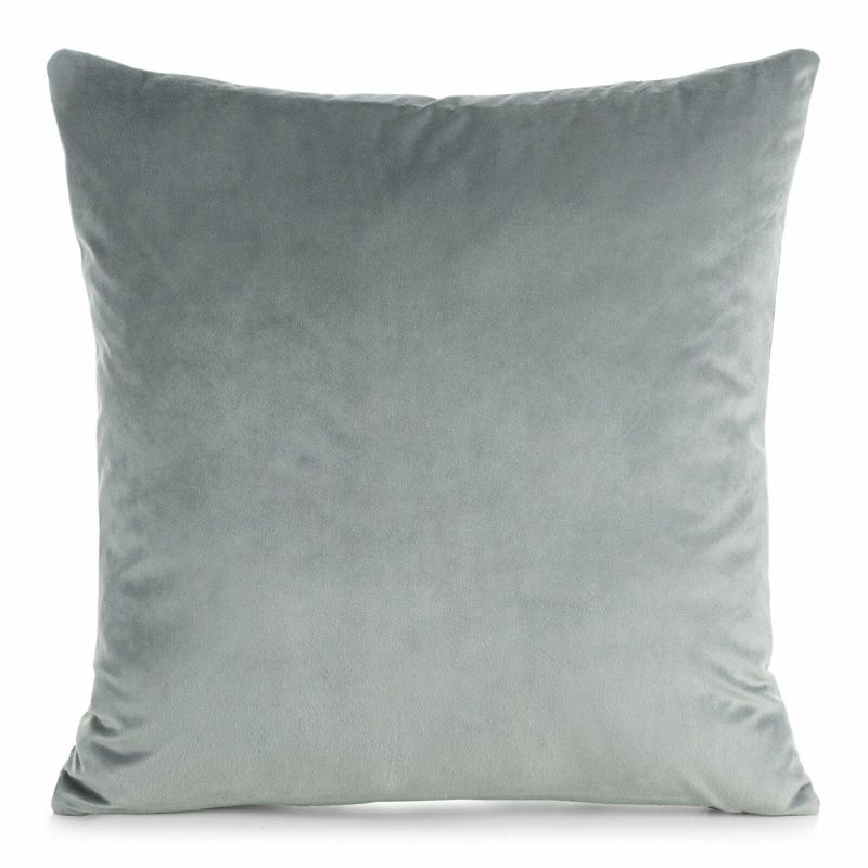 Poszewka GAJA 1 Eurofirany 45 x 45 cm srebrna velvetowa, gładka o delikatnym połysku 1 szt.