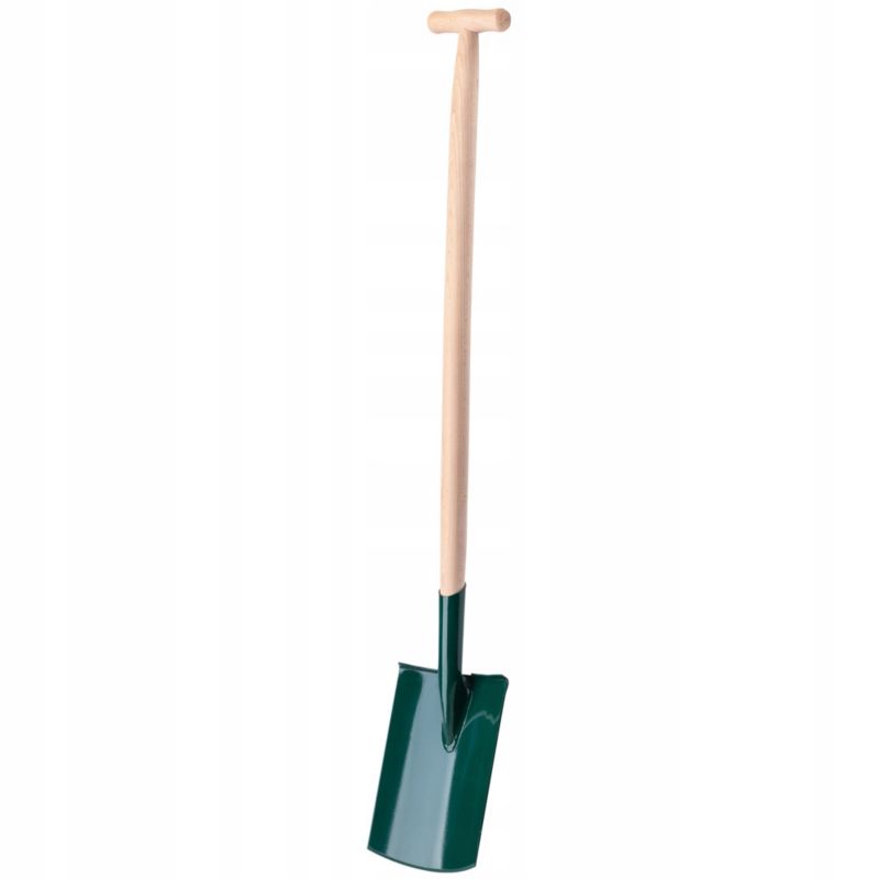 Łopata KADAX Szpadel Prosty metalowy Ogrodowy Drewniany Trzonek mocny 117cm 1szt.