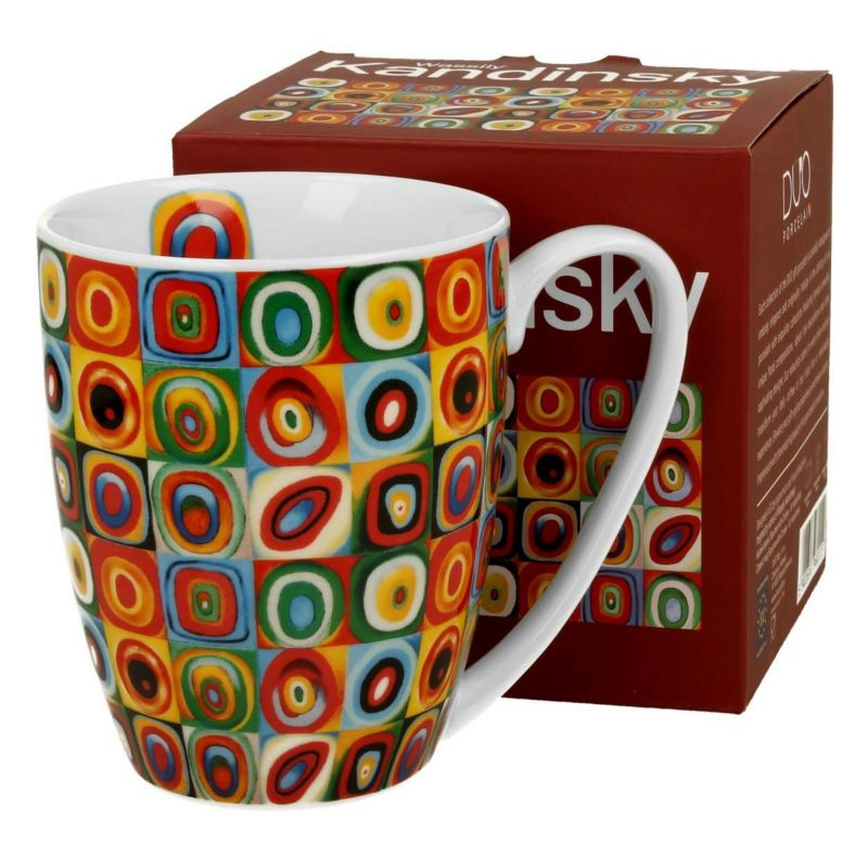 Kubek Classic Kandinsky Squares Duo wielokolorowy 1 szt.