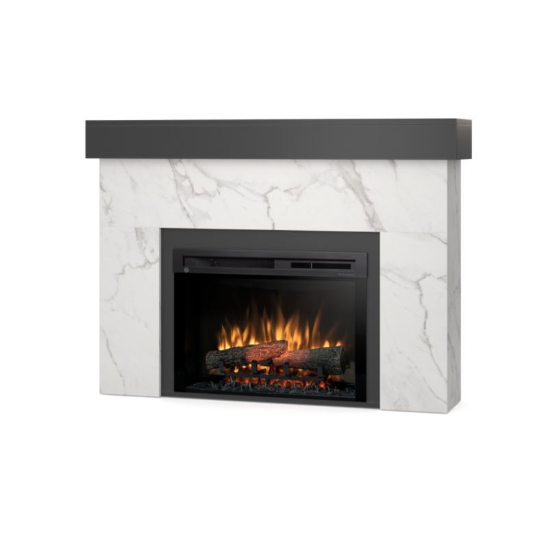 Kominek elektryczny Warmtec Aven 1400W 26" XHD marmur crystal, czarny mat 1 szt.