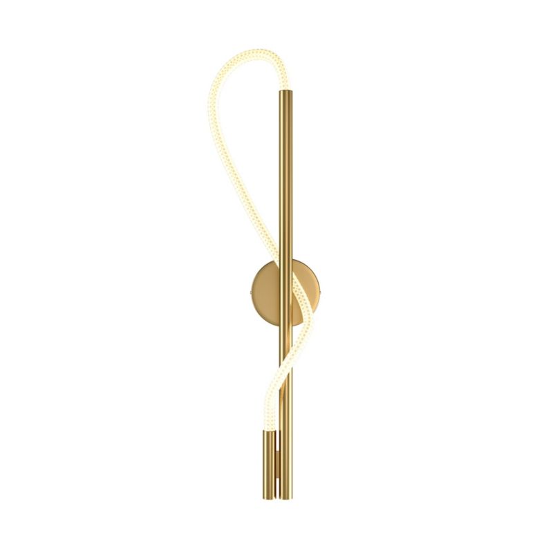 Kinkiet ścienny Maytoni Tau mosiężno-złoty LED 13W 3000K 600lm IP20 wym: 3 x 16,7 x 84,4 cm - 1 szt.