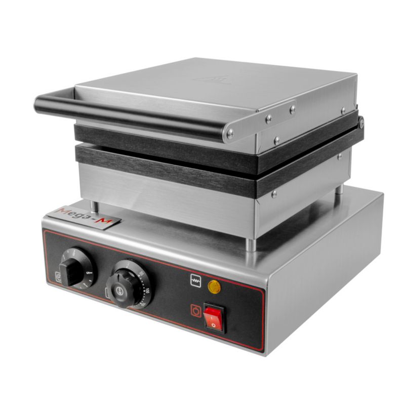 Gofrownica Mega-M gastronomiczna prostokątna 2 formy wypiekowe 4x6 2000W 1szt.