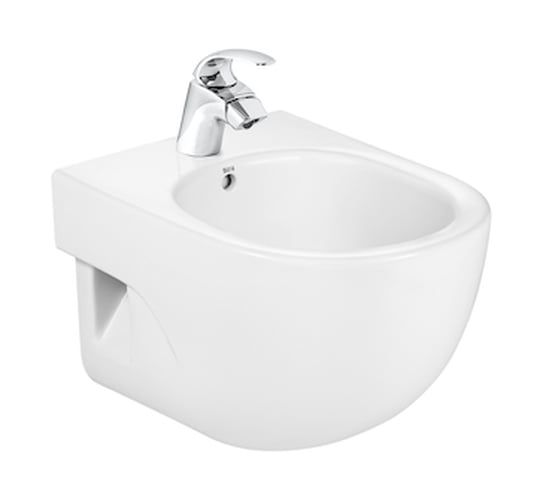 Bidet wiszący Roca Meridian-N Compacto, 48 cm, biały, minimalistyczny design, 1 szt.